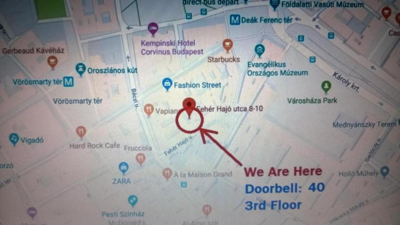 White Ship Apartman Budapest Eksteriør billede